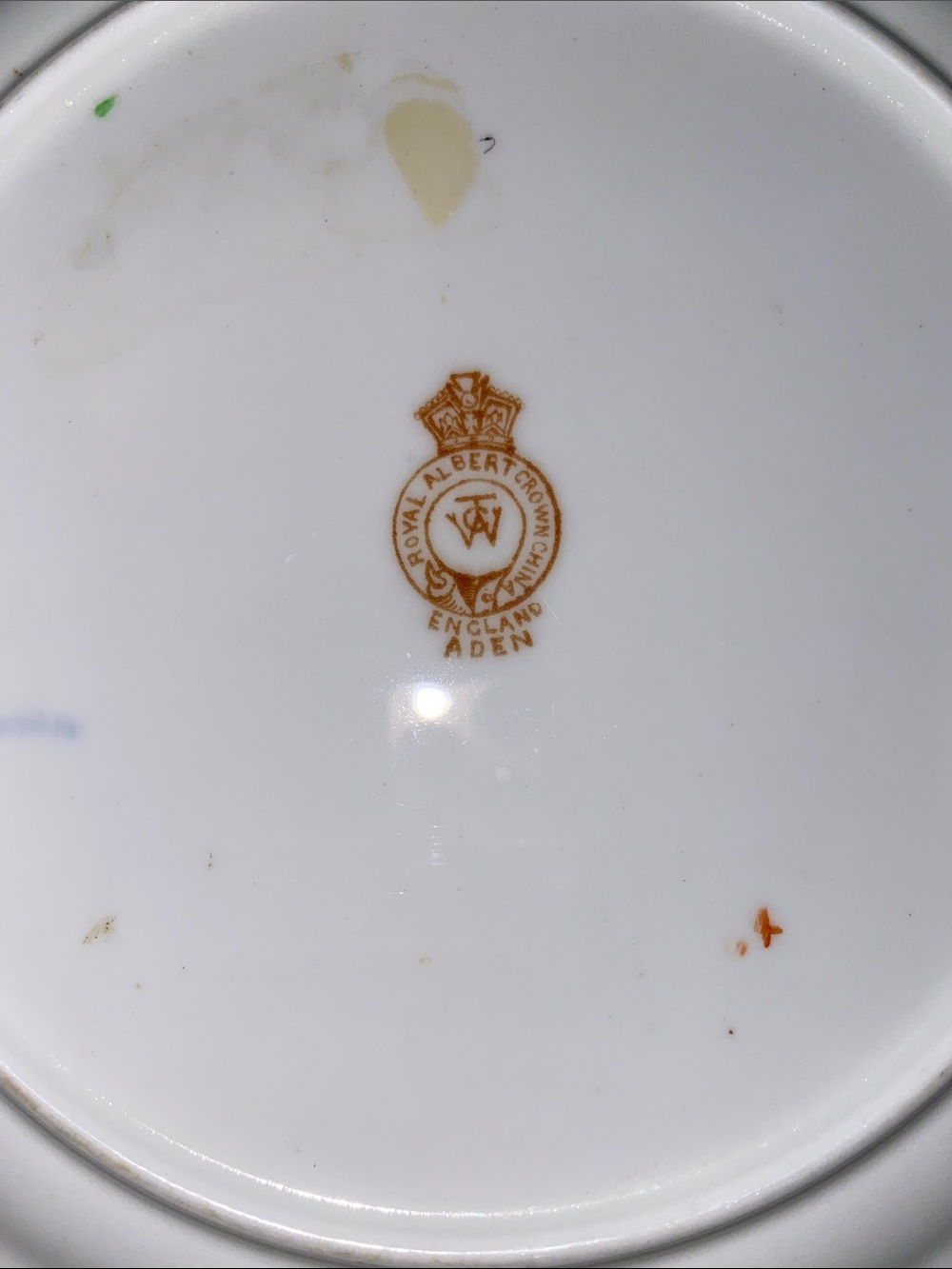 Vintage Royal Albert Heirloom Crown China England Cake Plate Set of 4 - Picture 2 of 16